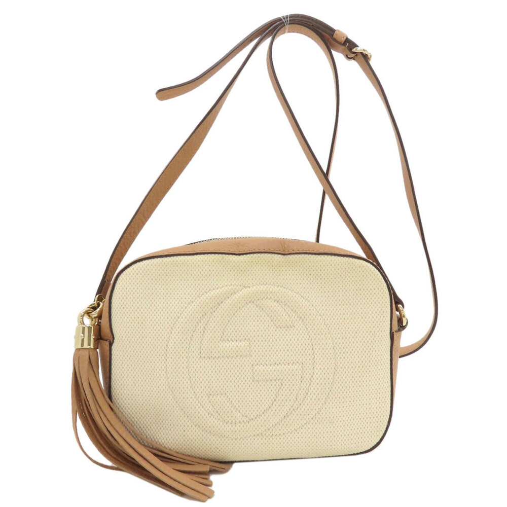 Gucci 308364 Soho Shoulder Bag Canvas Women's GUCCI